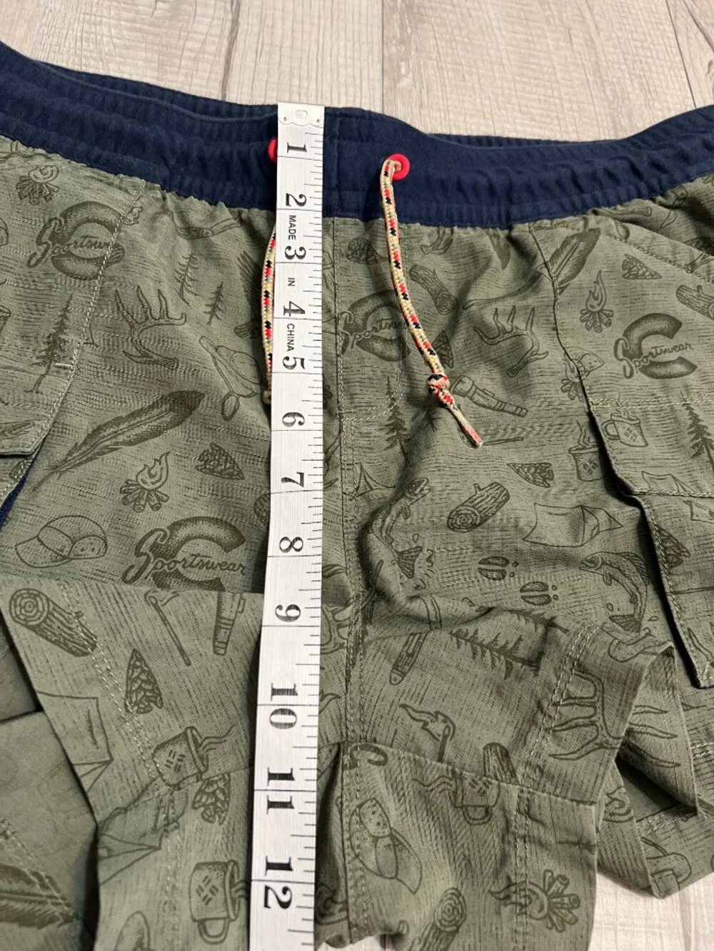 Columbia Sportswear Outdoor Shorts Large Green Camping Gorpcore Hiking Utility